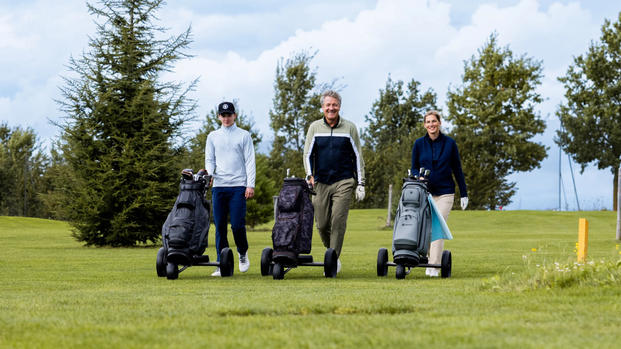 Neu bei uns im Pro Shop: GolfQuant Titan-Trolleys