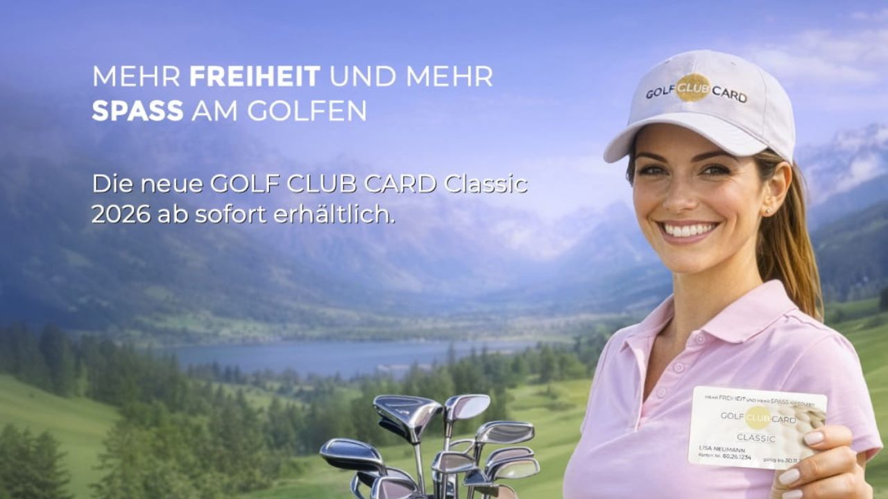 Golf Club Card Classic 2026 - jetzt bestellen